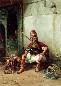 Arab or Arabic people and life. Orientalism oil paintings 181, unknow artist